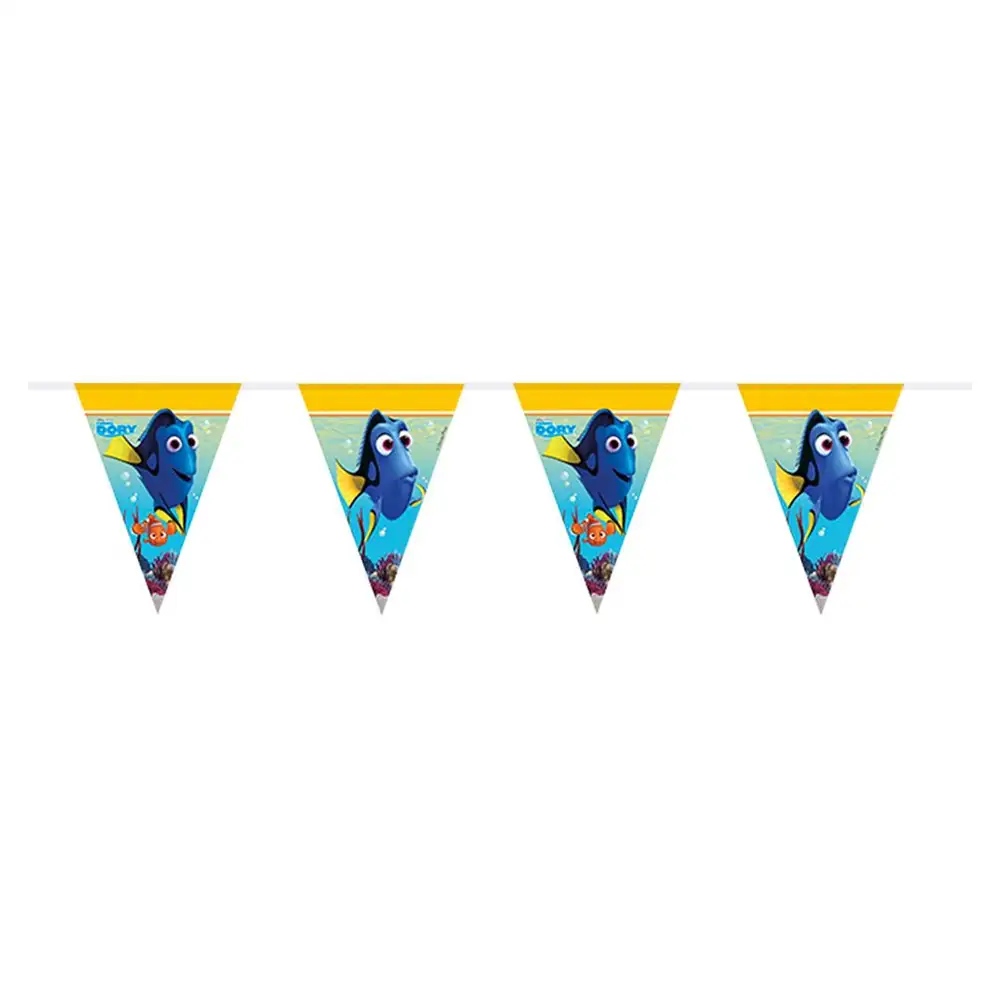 Festone Bandierine ALLA RICERCA DI DORY per festa.DISNEY FINDING DORY Lunghezza: 2,3mt