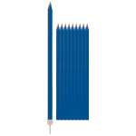 Candeline Blu 15.5cm per il vostro Party Trendy