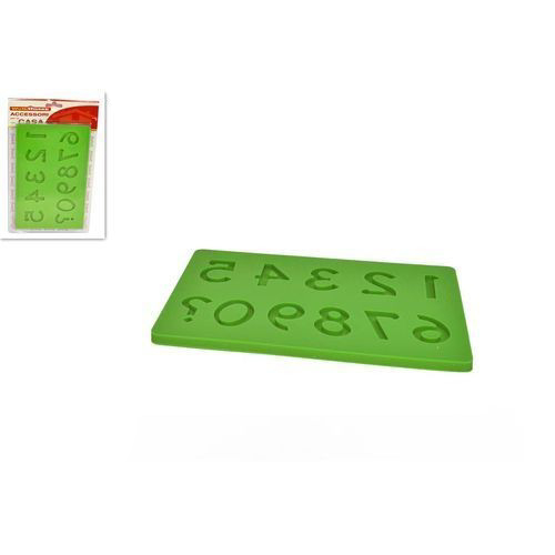 Stampo in silicone alimentare con 10 numeri più un carattere " ? ". Sarete in grado di realizzare tutti i numeri per personalizzare i vostri dolci.