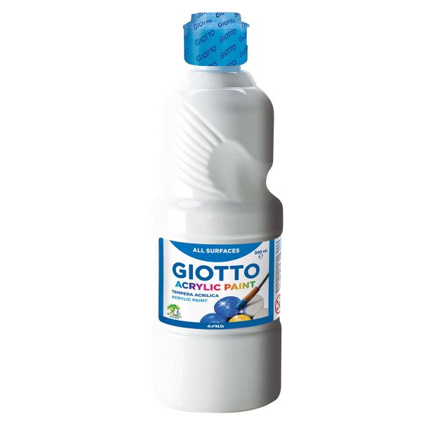 TEMPERA ACRILICA GIOTTO 500ml BIANCO