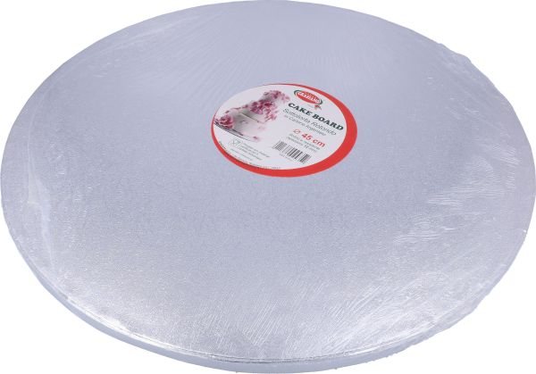 CAKEBOARD SOTTOTORTA ARGENTO 45cm Elegante base per torta