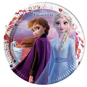 PIATTI FROZEN II 20cm Sfiziosità Party Crispiano vendita piatti Frozen 2 sfiziositaparty.it