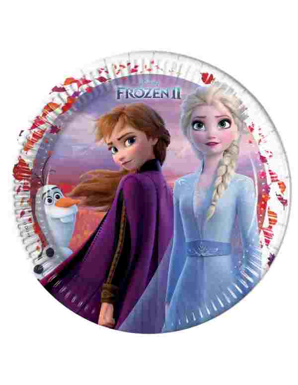 PIATTI FROZEN II 20cm Sfiziosità Party Crispiano vendita piatti Frozen 2 sfiziositaparty.it