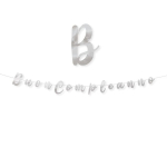 FESTONE BUON COMPLEANNO ARGENTO