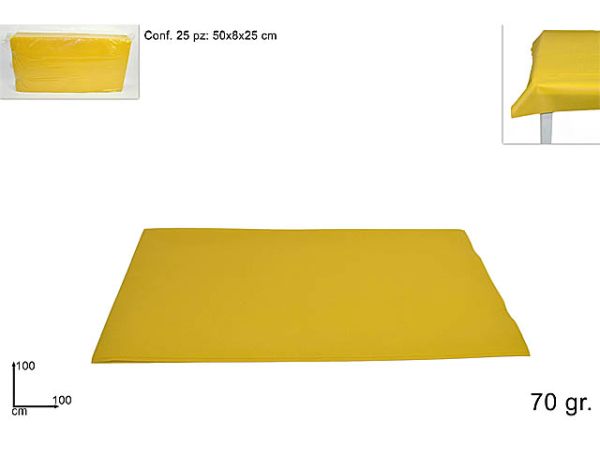 TOVAGLIA ROT TNT GIALLA 100X100cm