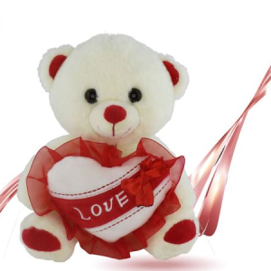 PELUCHE ORSO CON CUORE 30cm
