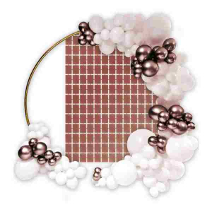 BACKDROP FOIL ROSE GOLD METAL - immagine 2