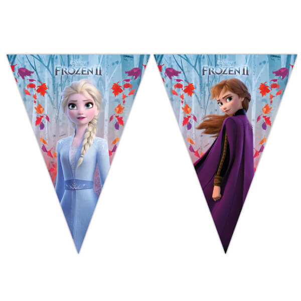 FESTONE BANDIERINE FROZEN II Porta l'incanto di Frozen II DISNEY nella tua festa Sfiziosità Party Crispiano vendita festoni bandierine feste a tema Frozen Sfiziositaparty.it