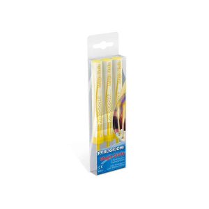 CANDELOTTO FONTANA MAGIA GIALLA 3pz Sfiziosità Party Crispiano vendita candele candelotti fontane per torte sfiziositaparty.it