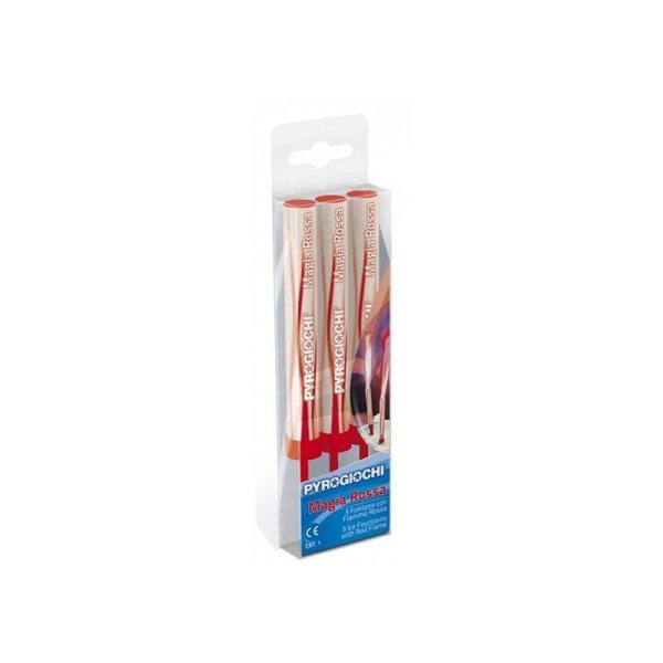 CANDELOTTO FONTANA MAGIA ROSSA 3pz Sfiziosità Party Crispiano vendita candele candelotti fontane per torte sfiziositaparty.it
