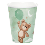 Bicchieri Teddy Bear 8pz Sfiziosità Party Crispiano vendita Bicchieri orsetto teddy bear sfiziositaparty.it