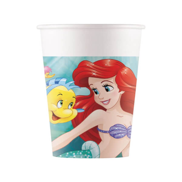 Bicchieri Ariel 200ml 8pz Sfiziosità Party Crispiano vendita Bicchieri Ariel La sirenetta sfiziositaparty.it