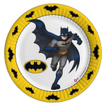 PIATTI BATMAN 23cm 8pz Sfiziosità Party Crispiano vendita piatti Batman sfiziositaparty.it