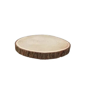 Base Tronco Legno 22cm Sfiziosità Party Crispiano vendita centrotavola addobbi legno rustico sfiziositaparty.it