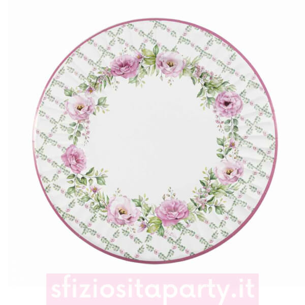Maxi Piatti Elegant Flowers Sfiziosità Party Crispiano vendita piatti elegant flowers tavola inglese sfiziositaparty.it