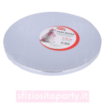 Cake Board Argentato Rotondo 30cm. Sfiziosità Party Crispiano vendita cake board e argento sfiziositaparty.it