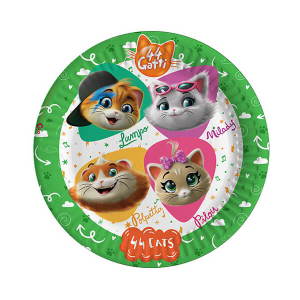 Piatti 44 Gatti 23cm Sfiziosità Party Crispiano vendita Piatti 44 Gatti sfiziositaparty.it