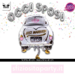 Palloncino Oggi Sposi Macchina. Sfiziosità Party Crispiano vendita palloncini matrimonio sfiziositaparty.it