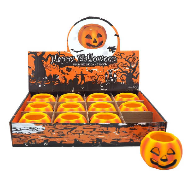 Porta Lumino Zucca Halloween Sfiziosità Party Crispiano vendita porta candela Halloween sfiziositaparty.it
