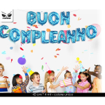 Kit Palloncini Compleanno Blu Sfiziosità Party Crispiano vendita Palloncini Buon Compleanno Blu sfiziositaparty.it