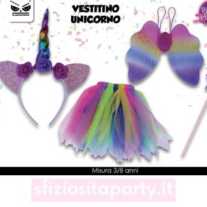 Vestito Feste Unicorno Sfiziosità Party Crispiano vendita vestito unicorno per festa sfiziositaparty.it