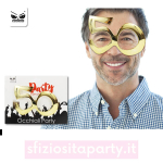 Occhiali Party 50 Anni ORO Sfiziosità Party Crispiano vendita occhiali party 50 anni sfiziositaparty.it