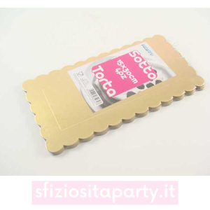 Sotto Torta Rettangolare Oro 4pz Sfiziosità Party Crispiano vendita sotto torta RETTANGOLARE oro sfiziositaparty.it
