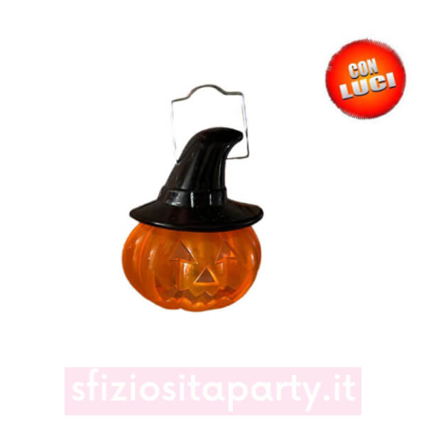 Zucca Halloween Luminosa Sfiziosità Party Crispiano vendita candele halloween sfiziositaparty.it