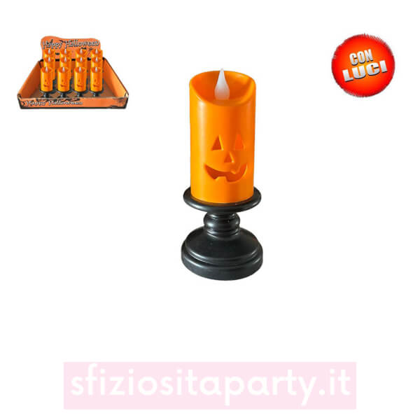 Candela Halloween Con Luce Sfiziosità Party Crispiano vendita candele halloween sfiziositaparty.it