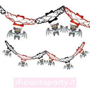 Festone Pipistrelli Halloween Sfiziosità Party Crispiano vendita Festone Pipistrelli Halloween sfiziositaparty.it