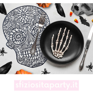 Tovaglietta Teschio Halloween Sfiziosità Party Crispiano vendita Tovaglietta Teschio Halloween sfiziositaparty.it