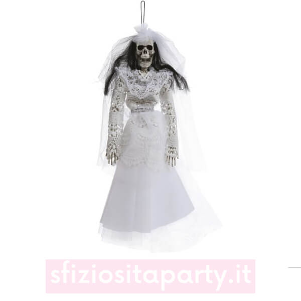 Scheletro Sposa Halloween Sfiziosità Party Crispiano vendita addobbi halloween sfiziositaparty.it