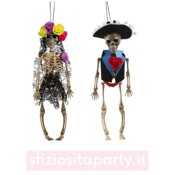 Scheletro Messicano 40cm. Sfiziosità Party Crispiano vendita scheletro messicano halloween sfiziositaparty.it