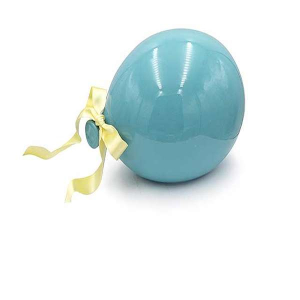 Immagine del Pallone in ceramica celeste marino da 8 cm - Bomboniera Elegante per Matrimoni e Eventi Speciali