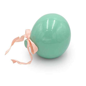 Immagine del Pallone in ceramica Tiffany da 12 cm - Bomboniera Elegante per Matrimoni e Eventi Speciali
