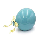 Immagine del Pallone in ceramica celeste da 12 cm - Bomboniera Elegante per Matrimoni e Eventi Speciali