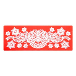 Stampo Rosso Natale Ghirlanda Sweet Lace - Crea dolci festivi unici.