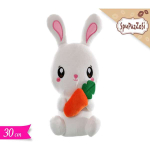 Adorabile Peluche Coniglietto con Carota - 30cm di Tenerezza