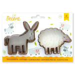 Set Tagliapasta Asino e Pecorella - Ideale per creare dolci e decorazioni a tema Pasqua.