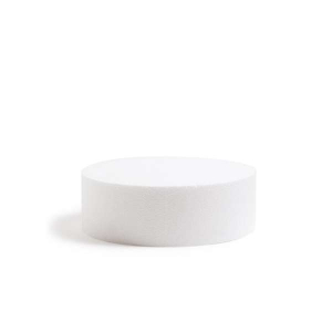 Base di polistirolo tonda con dimensioni 15x5cm