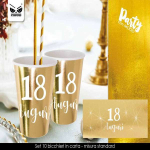 Bicchieri 18 Anni Oro