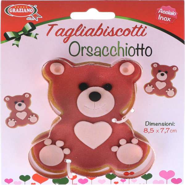 Tagliabiscotti a forma di orsacchiotto - perfetto per creare biscotti adorabili.
