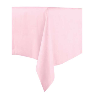 Immagine di una tovaglia a rotolo in TNT di colore rosa delicato.