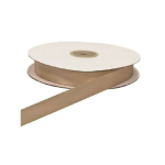 Nastro Doppio Raso Tortora 25mmx50mt