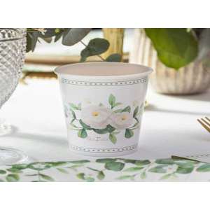 Bicchieri Romantic Green Fiori - immagine 2
