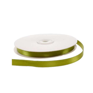 Nastro raso verde 6mmx50mt per decorare bomboniere, bouquet e confezioni regalo
