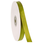 Nastro Doppio Raso Verde Medio 15mm per decorare bomboniere, bouquet e confezioni regalo