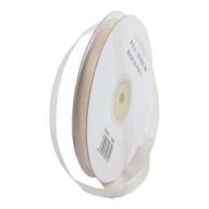 Nastro Organza Avorio 10mm per decorare bomboniere, bouquet e confezioni regalo