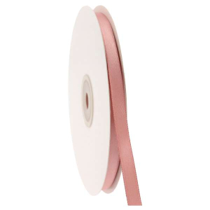Nastro Doppio Raso Rosa Antico 10mm per decorare bomboniere, bouquet e confezioni regalo