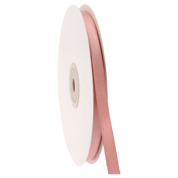 Nastro Doppio Raso Rosa Antico 10mm per decorare bomboniere, bouquet e confezioni regalo